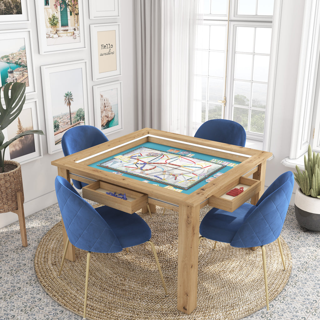 Mesa cuadrada artisan