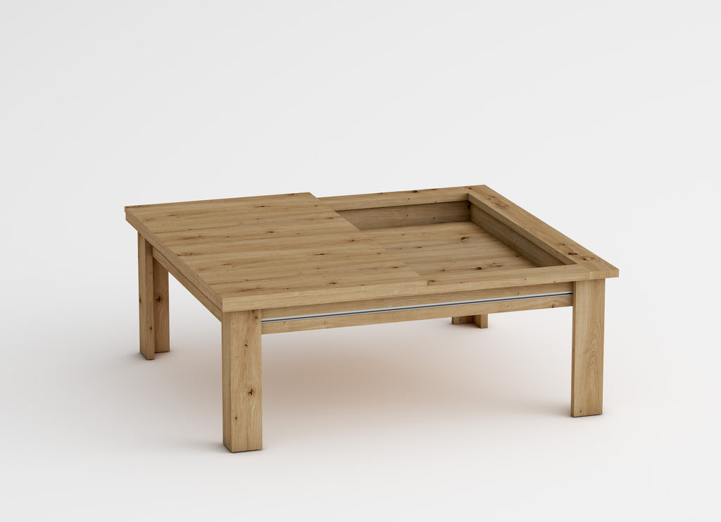 Low square artisan table